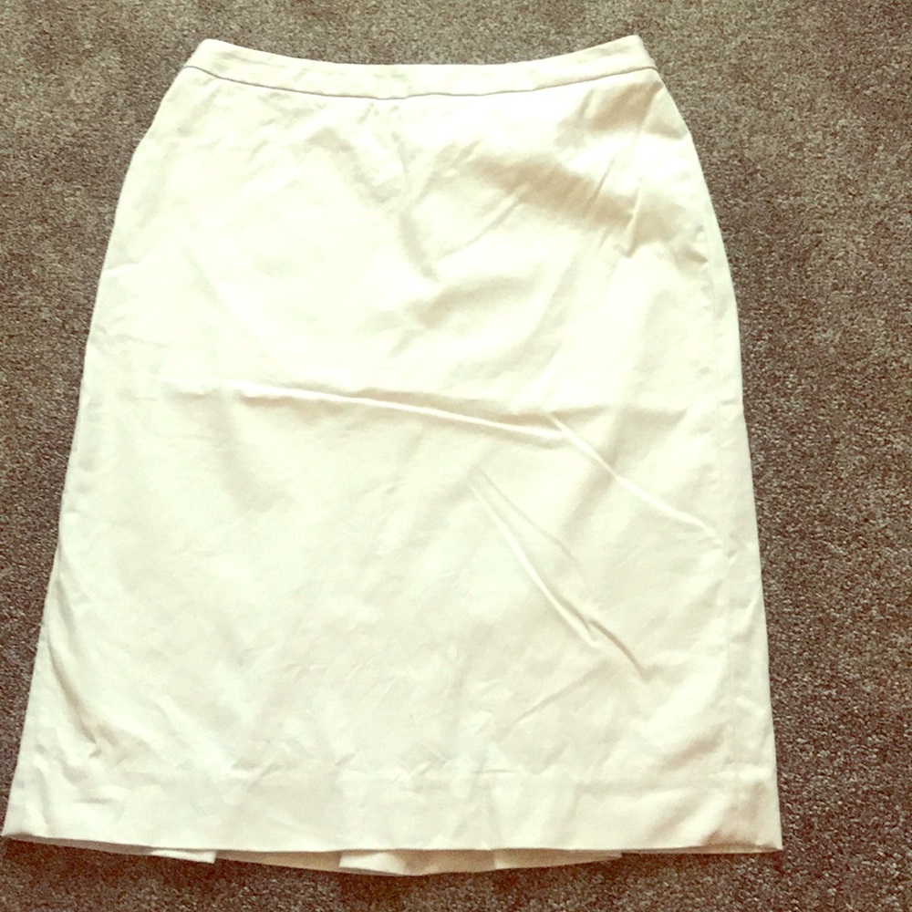 J. Crew tan pencil skirt